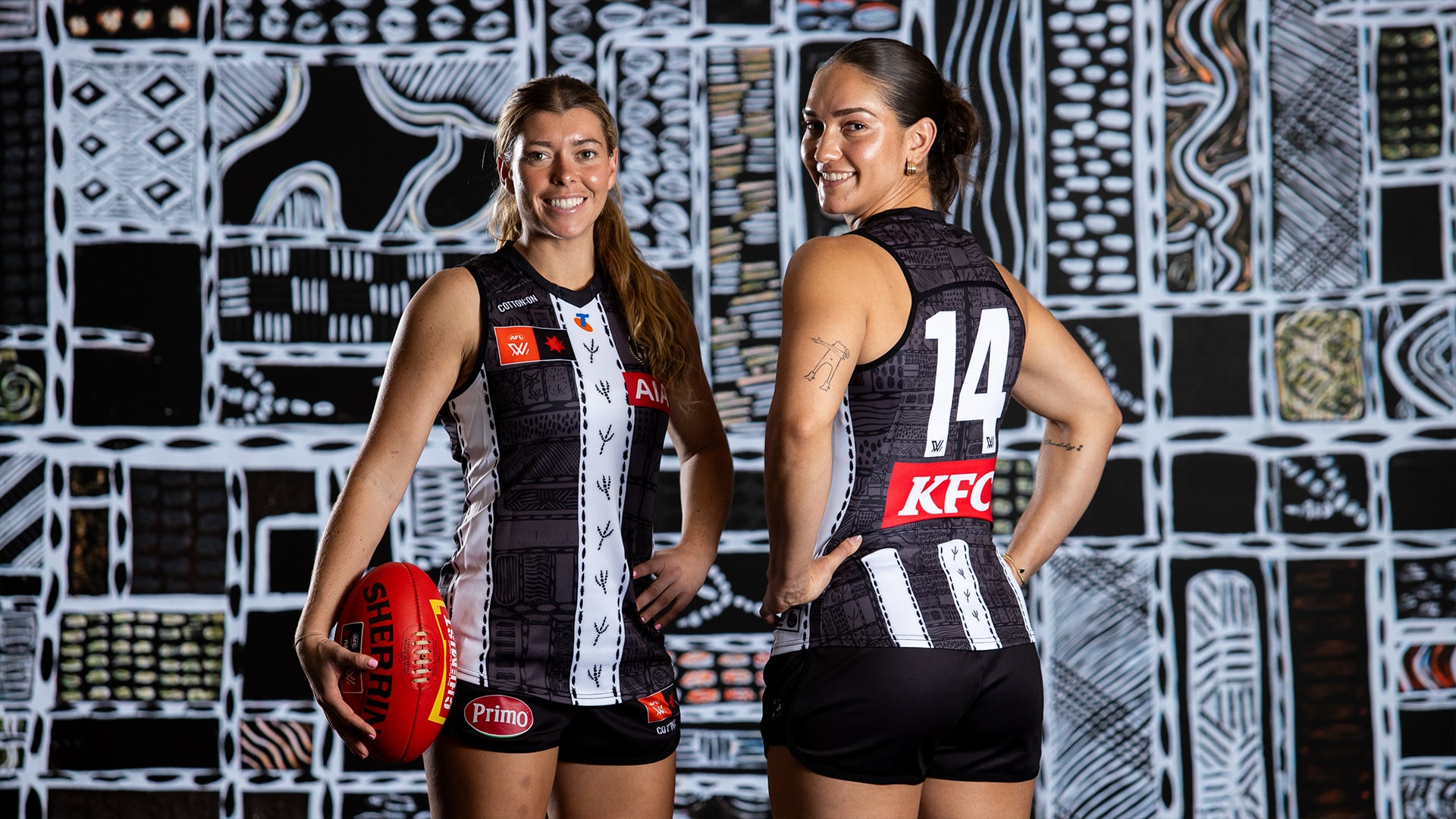 Collingwood's 2025 AFLW Indigenous Guernsey unveiled