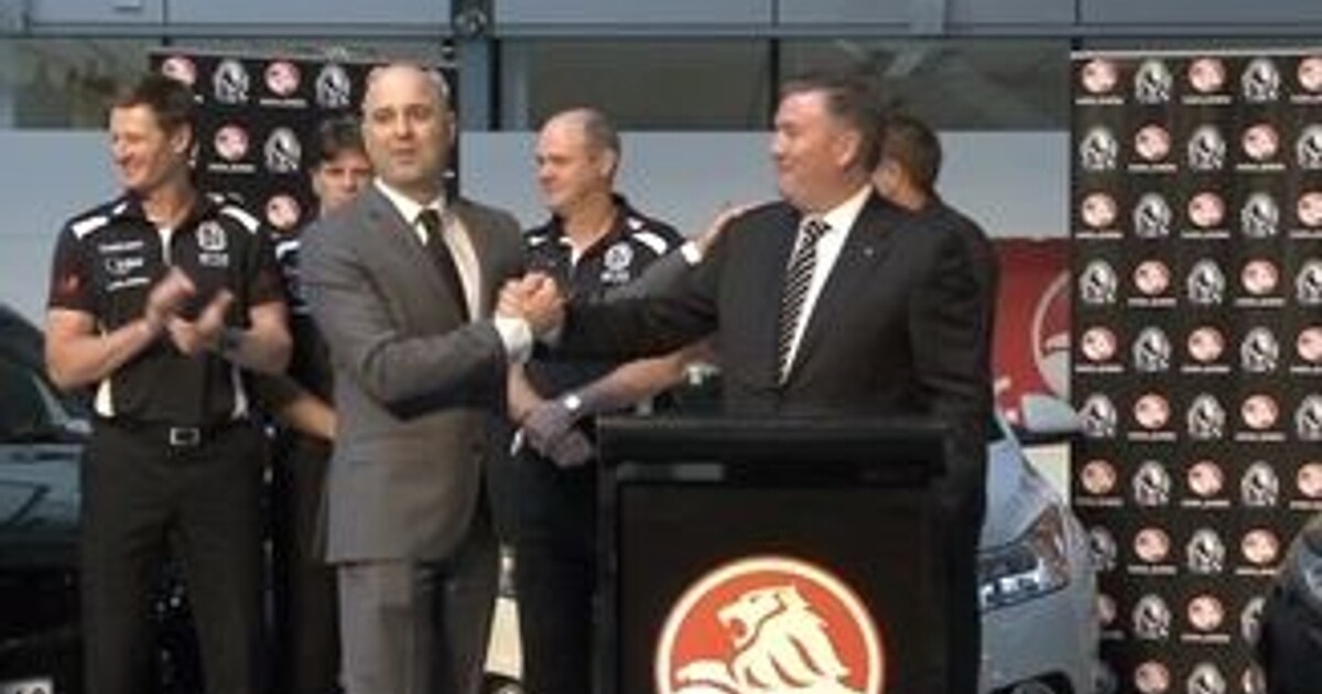 Collingwood and Holden sign multimillion dollar deal Collingwood and Holden sign multimillion dollar deal