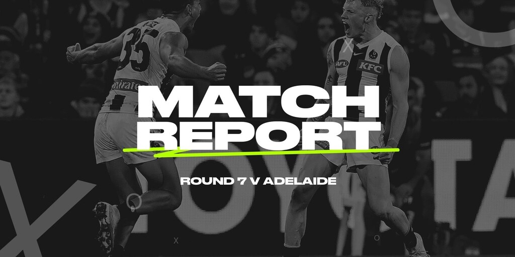 Pies from the skies again: Collingwood edges Crows in thriller - Vimarsana News