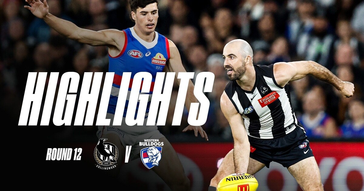 Highlights Collingwood v Western Bulldogs