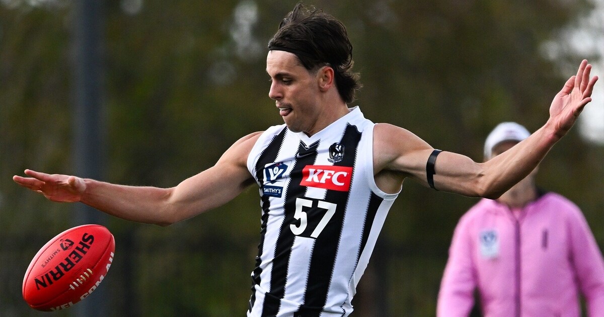 Josh Browne kicks his first